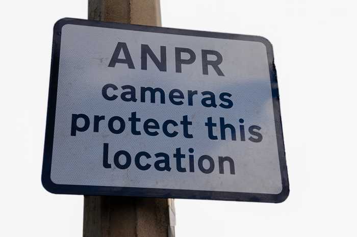 ANPR camera sign